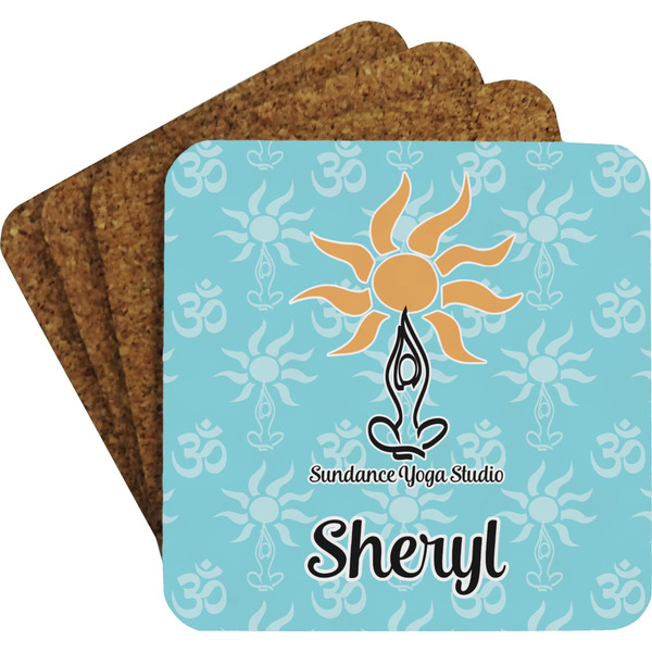 Sundance Yoga Studio Coaster Set (Personalized)