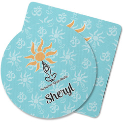 Sundance Yoga Studio Rubber Backed Coaster (Personalized)