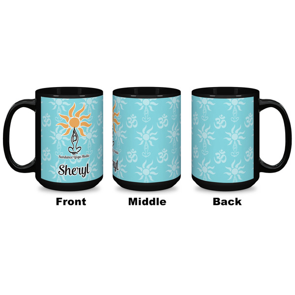 Sundance Yoga Studio Coffee Mug - 15 oz - Black APPROVAL