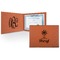 Sundance Yoga Studio Leatherette Certificate Holder (Personalized)