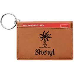 Sundance Yoga Studio Leatherette Keychain ID Holder (Personalized)
