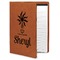 Sundance Yoga Studio Cognac Leatherette Portfolios with Notepad - Large - Main