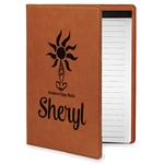 Sundance Yoga Studio Leatherette Portfolio with Notepad - Small - Single Sided (Personalized)