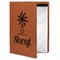 Sundance Yoga Studio Leatherette Portfolio with Notepad - Small - Double Sided (Personalized)