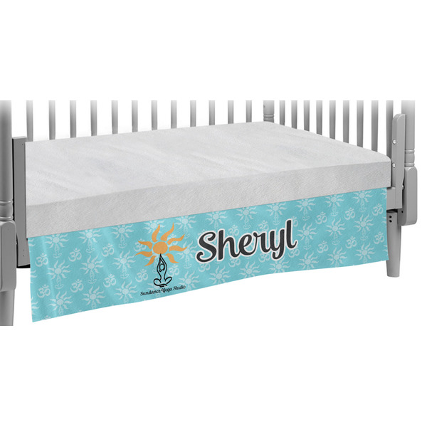 Custom Sundance Yoga Studio Crib Skirt w/ Name or Text
