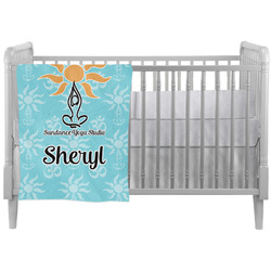 Sundance Yoga Studio Crib Comforter / Quilt w/ Name or Text