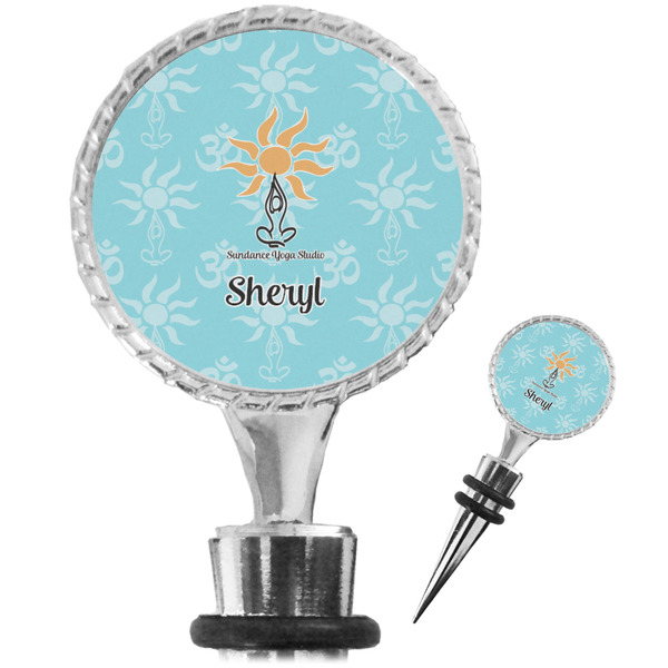 Custom Sundance Yoga Studio Wine Bottle Stopper (Personalized)