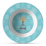 Sundance Yoga Studio Plastic Bowl - Microwave Safe - Composite Polymer (Personalized)