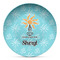Sundance Yoga Studio Microwave Safe Plastic Plate - Composite Polymer (Personalized)
