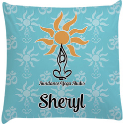 Sundance Yoga Studio Decorative Pillow Case w/ Name or Text