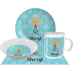Sundance Yoga Studio Dinner Set - Single 4 Pc Setting w/ Name or Text