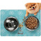 Sundance Yoga Studio Dog Food Mat - Small w/ Name or Text