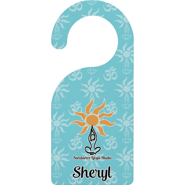 Custom Sundance Yoga Studio Door Hanger w/ Name or Text