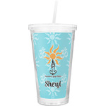 Sundance Yoga Studio Double Wall Tumbler with Straw (Personalized)