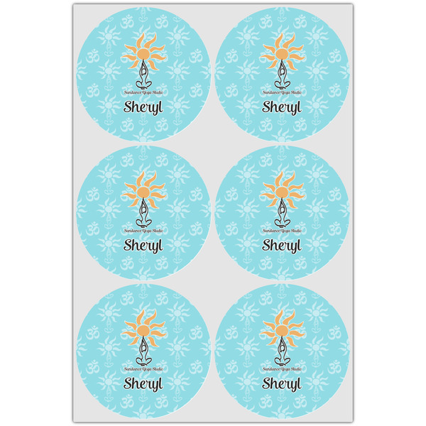 Sundance Yoga Studio Drink Topper - Large - Set of 6