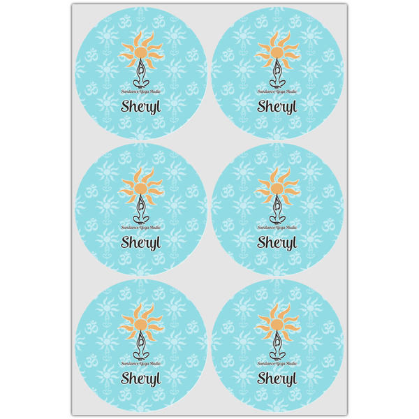Sundance Yoga Studio Drink Topper - XLarge - Set of 6