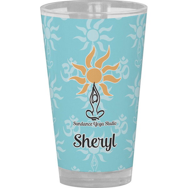 Custom Sundance Yoga Studio Pint Glass - Full Color (Personalized)