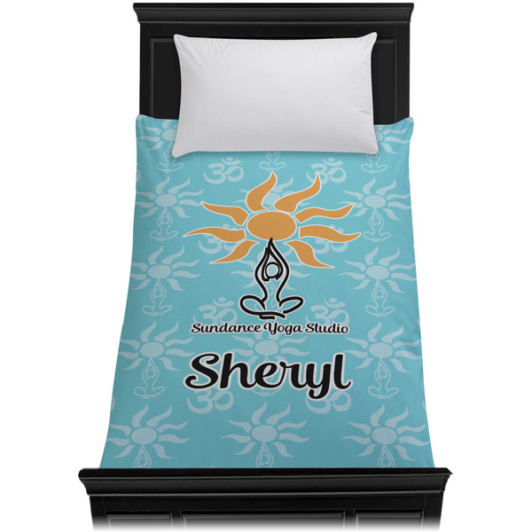 Sundance Yoga Studio Duvet Cover - Twin XL - On Bed - No Prop