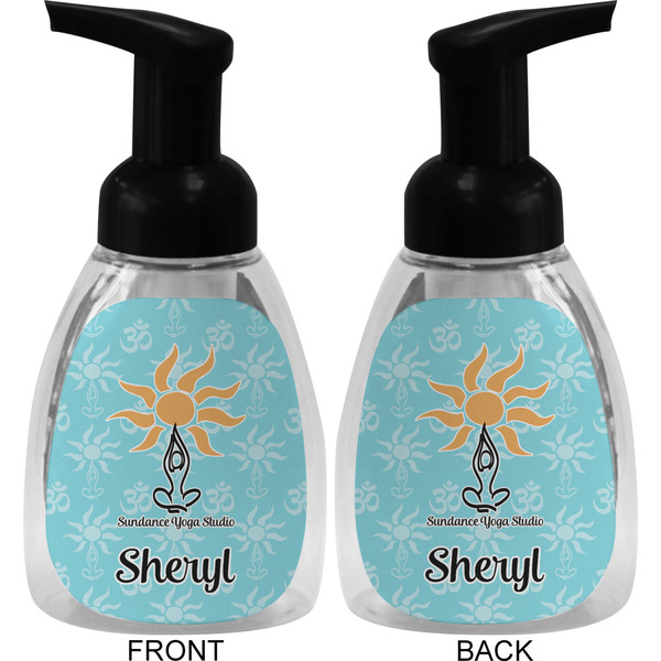 Sundance Yoga Studio Foam Soap Bottle (Front & Back)