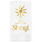 Sundance Yoga Studio Guest Napkins - Foil Stamped (Personalized)