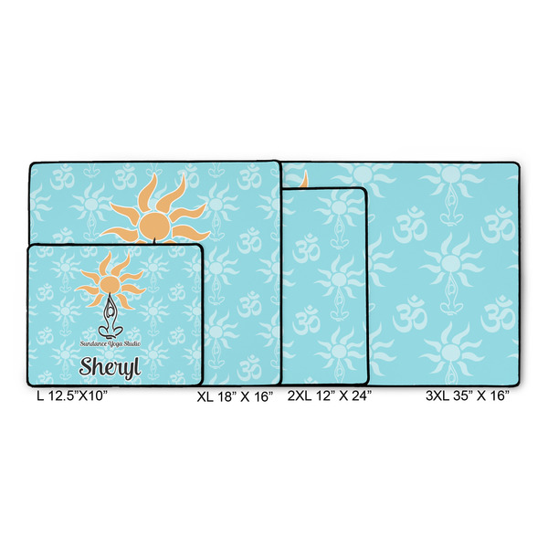 Sundance Yoga Studio Gaming Mats - SIZE CHART