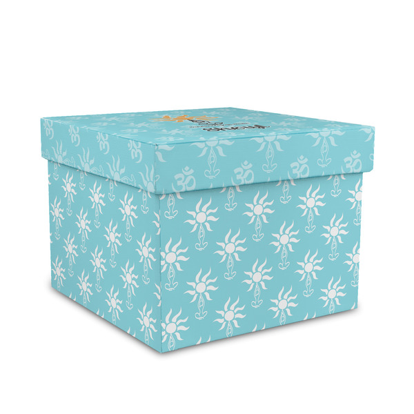 Custom Sundance Yoga Studio Gift Box with Lid - Canvas Wrapped - Medium (Personalized)