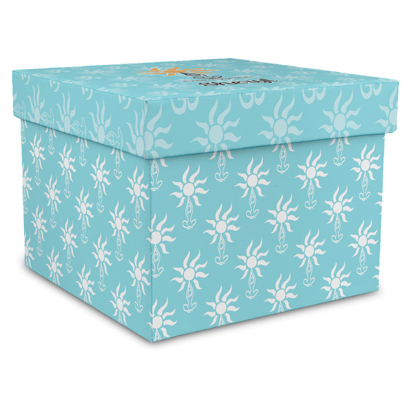 Custom Sundance Yoga Studio Gift Box with Lid - Canvas Wrapped - XX-Large (Personalized)