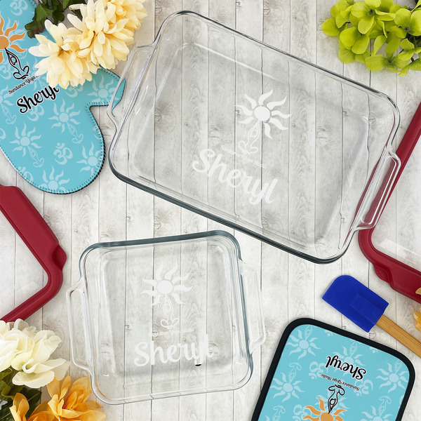Sundance Yoga Studio Glass Baking Dish Set - LIFESTYLE