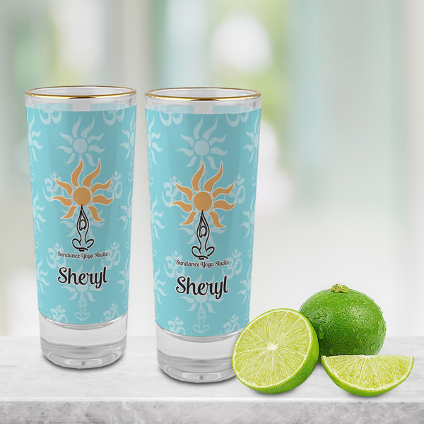 Sundance Yoga Studio Glass Shot Glass - 2 oz - LIFESTYLE