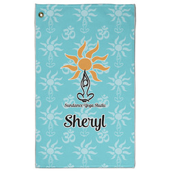 Sundance Yoga Studio Golf Towel - Poly-Cotton Blend w/ Name or Text