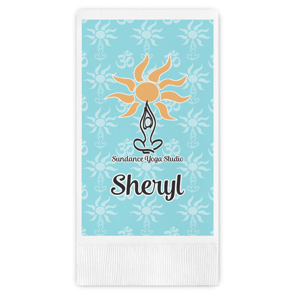 Custom Sundance Yoga Studio Guest Paper Towels - Full Color (Personalized)