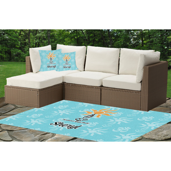 Sundance Yoga Studio Indoor / Outdoor Rug & Cushions