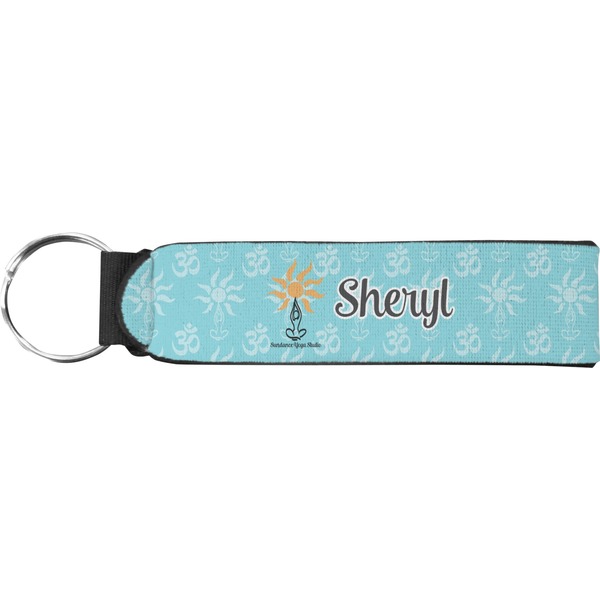 Custom Sundance Yoga Studio Neoprene Keychain Fob (Personalized)