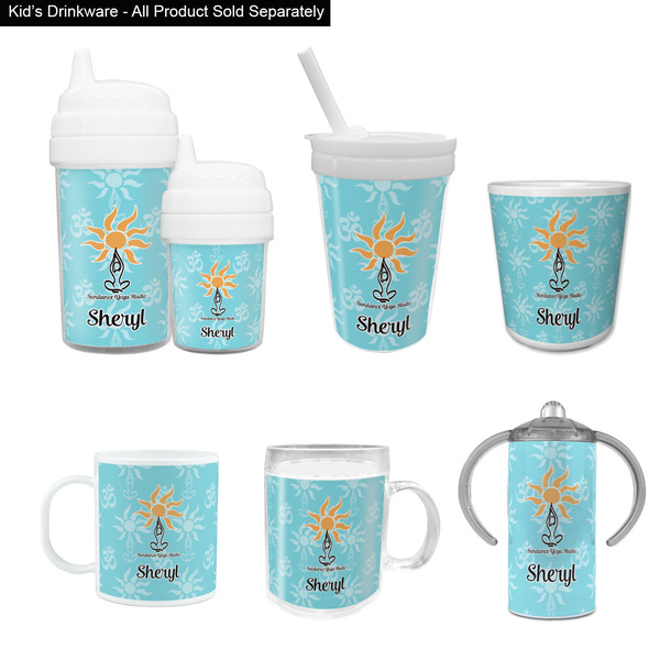 Sundance Yoga Studio Kid's Drinkware - Customized & Personalized