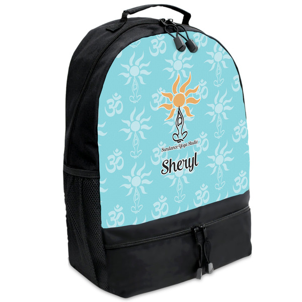 Custom Sundance Yoga Studio Backpacks - Black (Personalized)