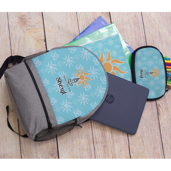 Sundance Yoga Studio Large Backpack - Gray - With Stuff