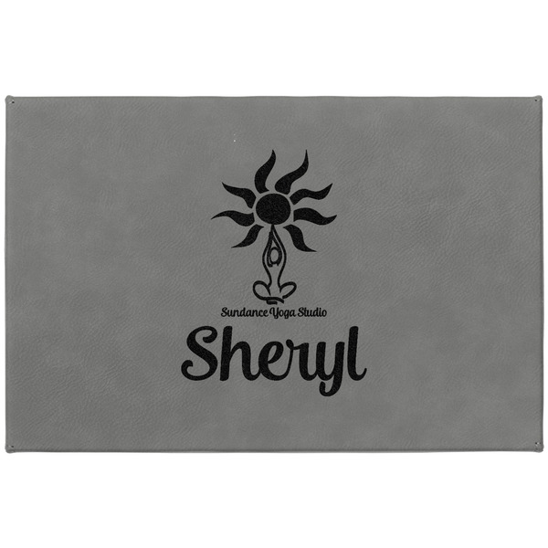 Sundance Yoga Studio Large Engraved Gift Box with Leather Lid - Approval