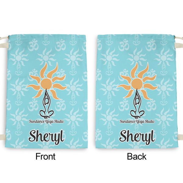 Sundance Yoga Studio Large Laundry Bag - Front & Back View