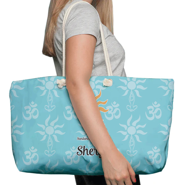 Sundance Yoga Studio Large Rope Tote Bag - In Context View