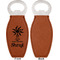 Sundance Yoga Studio Leather Bar Bottle Opener - Front and Back (single sided)