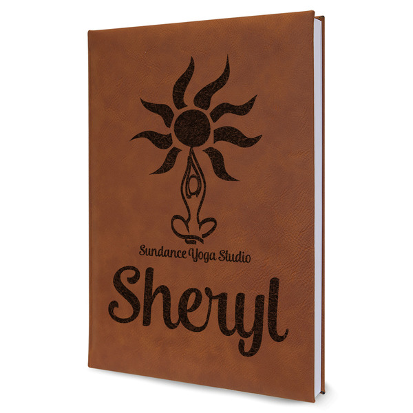 Custom Sundance Yoga Studio Leather Sketchbook (Personalized)