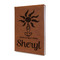 Sundance Yoga Studio Leather Sketchbook - Small - Single Sided (Personalized)