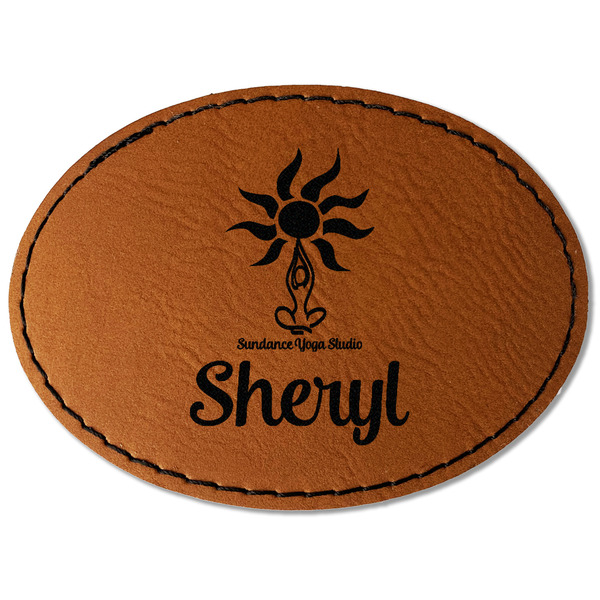 Sundance Yoga Studio Leatherette Patches - Oval