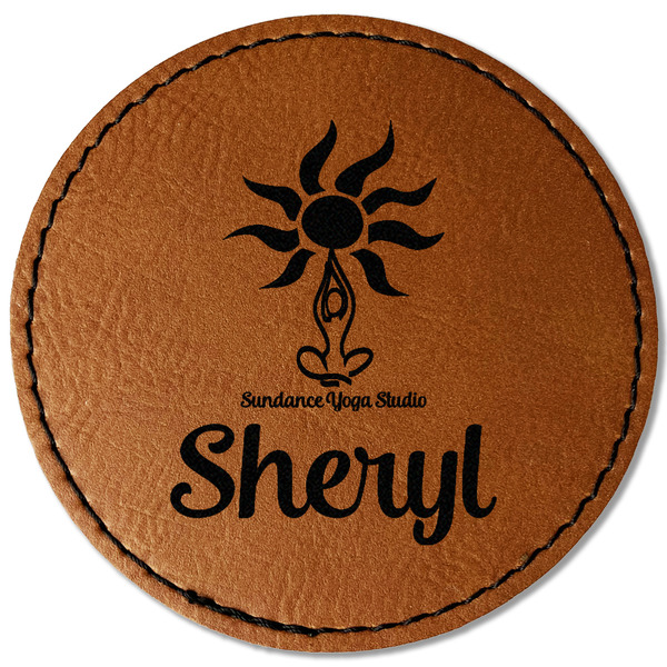 Sundance Yoga Studio Leatherette Patches - Round