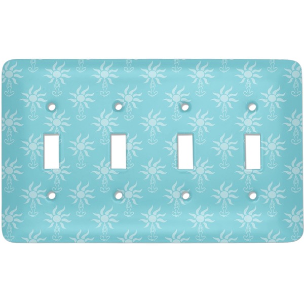 Custom Sundance Yoga Studio Light Switch Cover (4 Toggle Plate)
