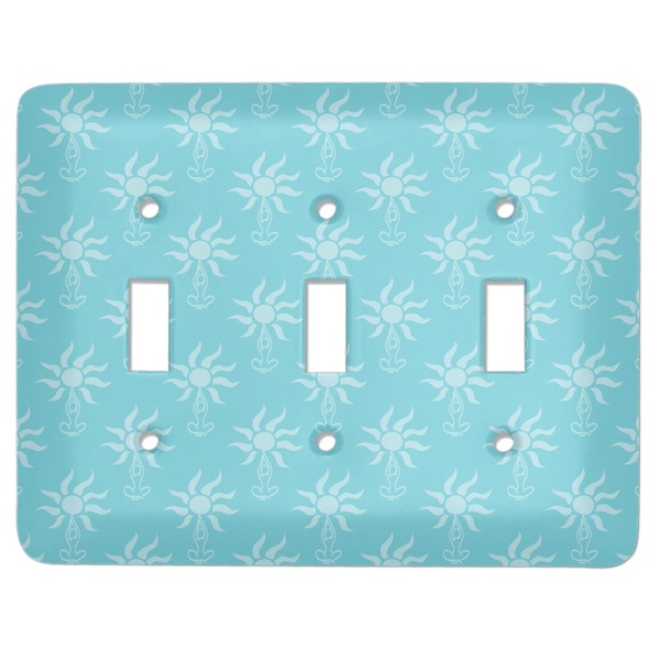 Custom Sundance Yoga Studio Light Switch Cover (3 Toggle Plate)