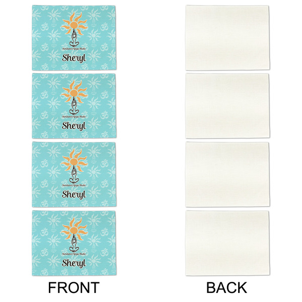 Sundance Yoga Studio Linen Placemat - APPROVAL Set of 4 (single sided)