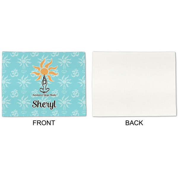 Sundance Yoga Studio Linen Placemat - APPROVAL Single (single sided)