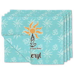 Sundance Yoga Studio Linen Placemat w/ Name or Text