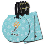 Sundance Yoga Studio Plastic Luggage Tag (Personalized)